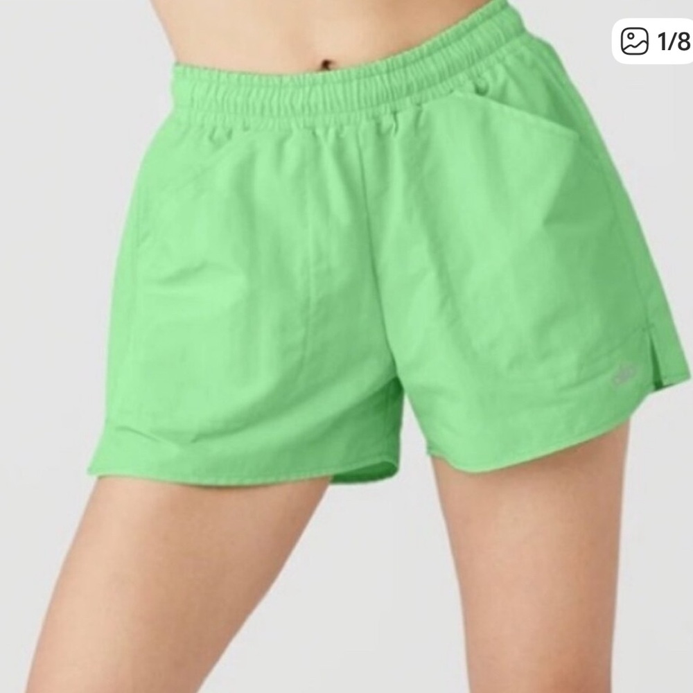 ALO Yoga Lime Athletic Shorts